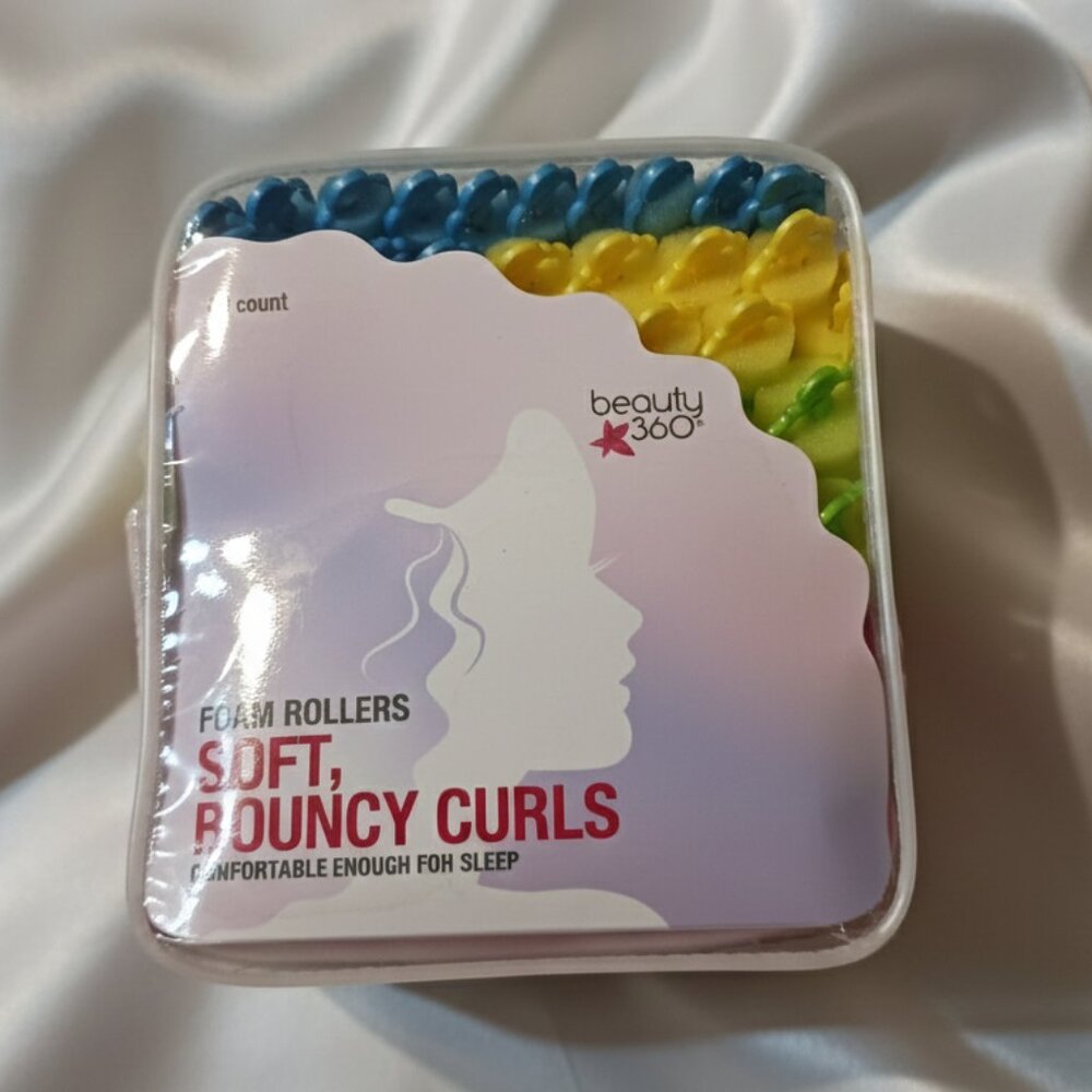 CVS Beauty 360 Soft Foam Hair Rollers 48 Pack Assorted Sizes NWT